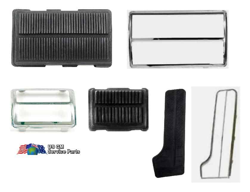 Pedal Pad Kit: 65-70 Impala Parisienne +